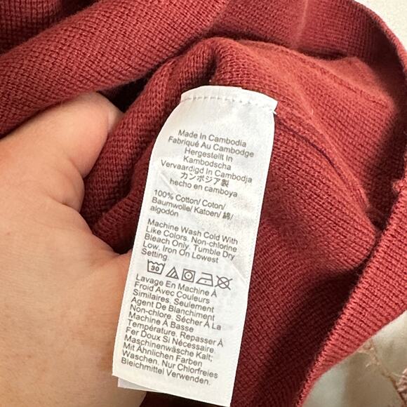 J. CREW Two Button Sweater Blazer Toasted Red Sz M {3P10} - Picture 6 of 7